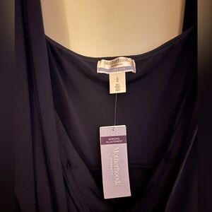 Motherhood Maternity Navy Nursing Formal Dress